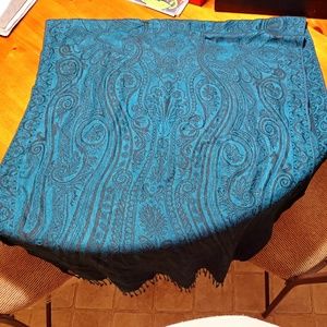 Blue pashmina scarf
